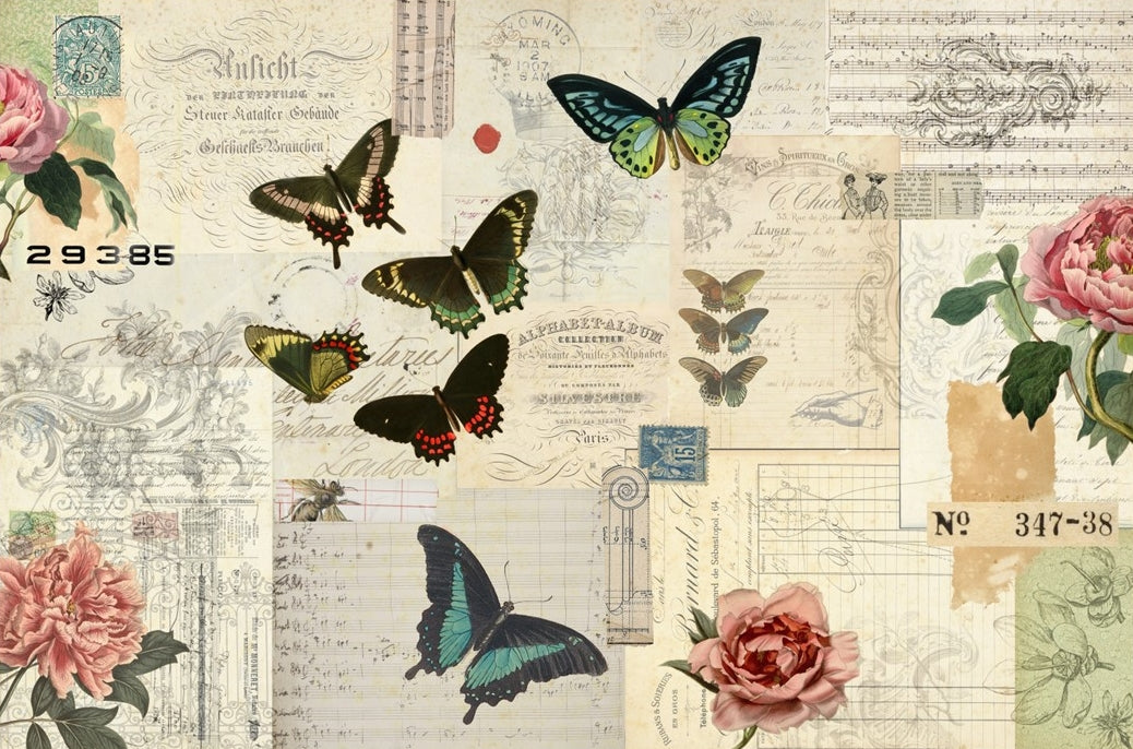 Butterfly Masterboard Decoupage Paper Retail