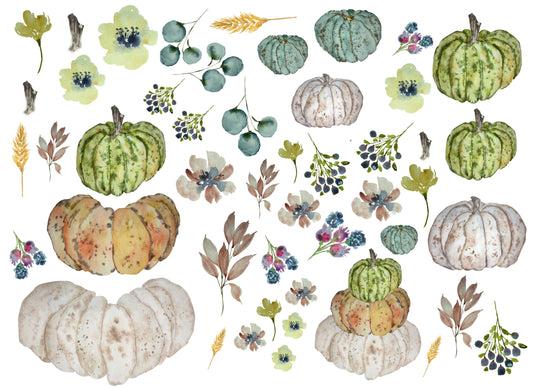 Heirloom Pumpkins Decoupage Paper by Lexi Grenzer