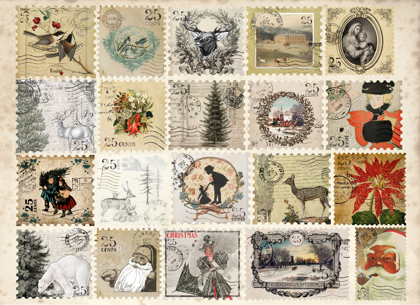 Christmas Postage Retail
