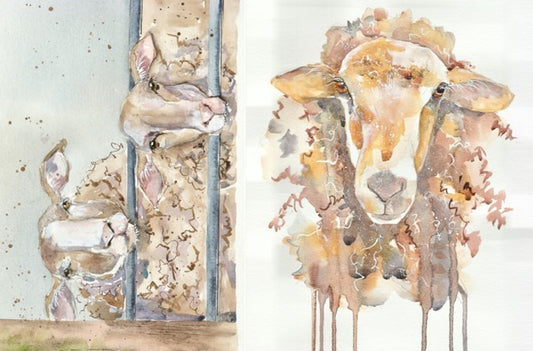 Sheep by artist Lexi Grenzer