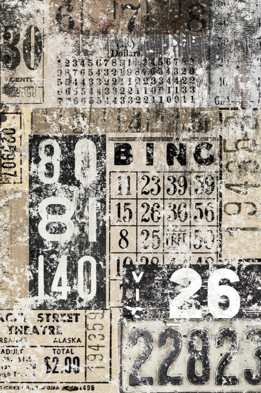 Grunge Numbers Retail